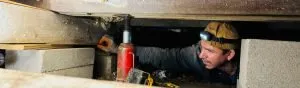 cedar shims are the best choice for crawl space